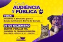 Audiência Pública na Câmara Municipal discute desafios e soluções para a causa animal